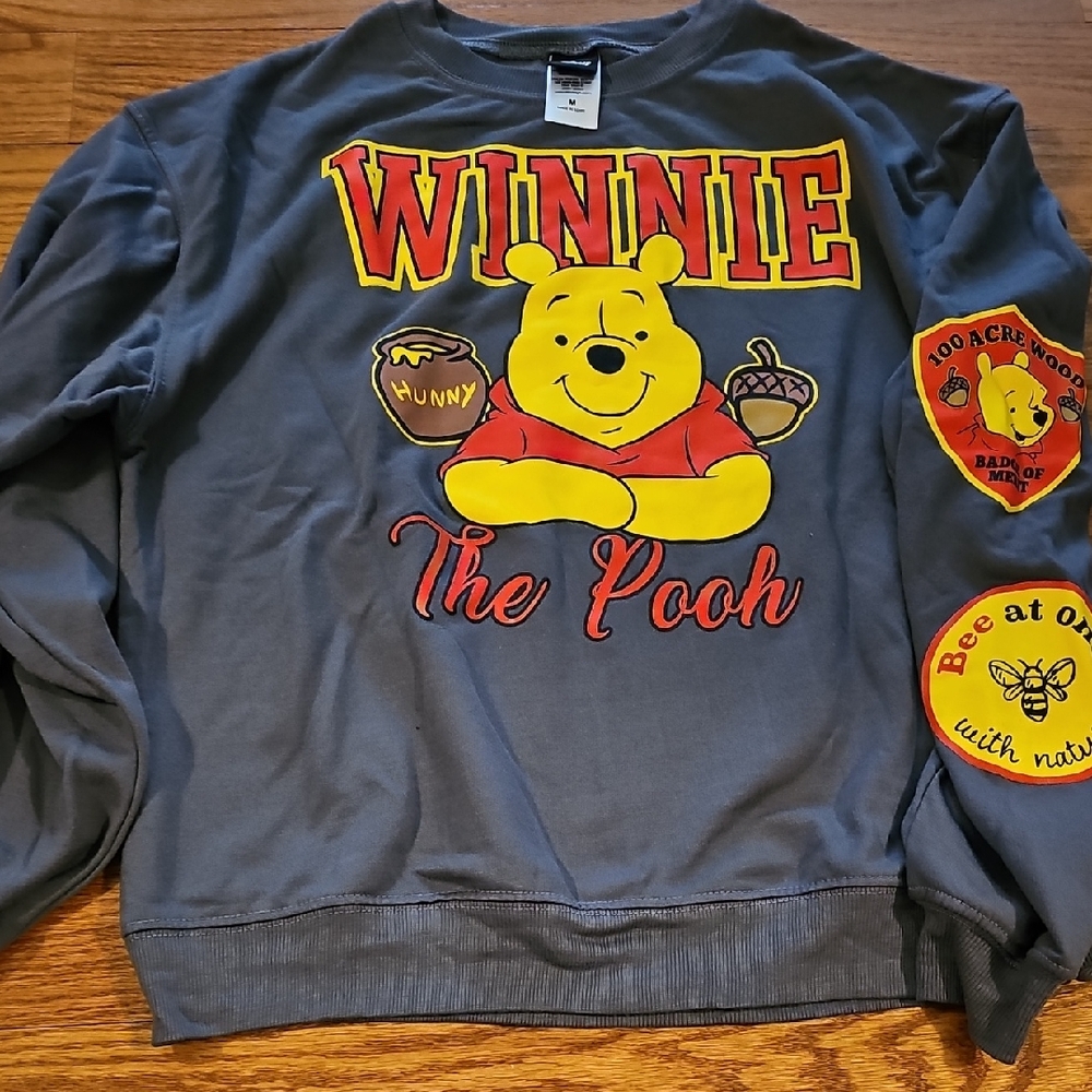 Disney Winnie the Pooh Gray Sweater